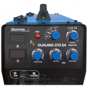 Sherman DualMIG 210 S4 + Hořák + kabely + kukla + ventil + drát + sprej + vozík + lahev CO2 Náhled