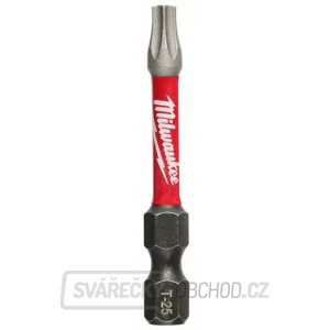 Milwaukee Skrutkovacie bit TX SHOCKWAVE IMPACT DUTY TX25 x 50 mm - 1 ks gallery main image