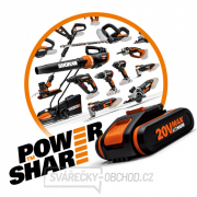 WG163E.2 - Aku strunová kosačka 20V, 30cm - PowerShare Náhľad