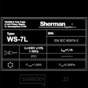 Sherman TIG 320ACDC pulse + Chladiace zariadenie WS-7,5LT, vozík TIG, horák TIG Náhľad