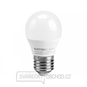 žiarovka LED mini, 5W, 410lm, E27, teplá biela gallery main image