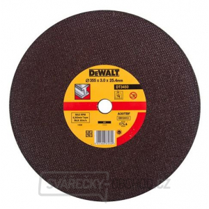 DeWALT rezný kotúč na kov pre rozbrusovacie píly 355x3x25,4mm DT3450 - 1ks gallery main image