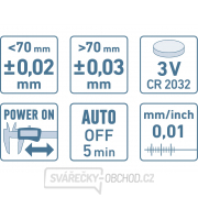Meradlo posuvné digitálne nerez, 0-150mm Náhľad