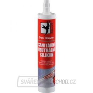 Den Braven - sanitárny neutrálny silikón OXIM 280ml - biely gallery main image