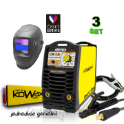 KOWAX GeniArc® 160EVO + 3m Káble + Kukla + Elektródy 2.5mm/2.5kg Náhľad