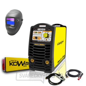 KOWAX GeniArc® 160EVO + 3m Káble + Kukla + Elektródy 2.5mm/2.5kg gallery main image