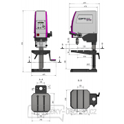 Stolná vŕtačka OPTIdrill DX 17 E Náhľad