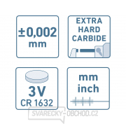 Mikrometr digitální, 0-25mm Náhled