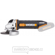 Akumulátorová uhlová brúska 115 mm WORX Orange WX800.9, M14 - bez akumulátora Náhľad