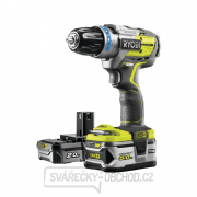 Ryobi R18PDBL-252S 18 V bezkefkové príklepová vŕtačka + 1x 2Ah + 1x 5Ah batéria + nabíjačka ONE + gallery main image