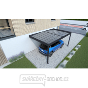 Kovový přístřešek / carport TRIGANO JARDIN LIBECCIO WALL Náhled