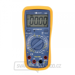 Solight profesionálny multimeter, true RMS gallery main image