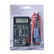 Solight multimeter, max. AC 500V, max. DC 500V/10A, test diódy, bzučiak Náhľad