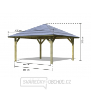 Carport Dřevěný přístřešek na auto KARIBU KIRN 1 68843 Náhled