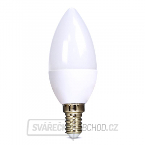 Solight LED žiarovka, sviečka, 6W, E14, 6000K, 510lm gallery main image