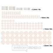 Kotúče plstené leštiace, sada 120ks Náhľad