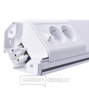 Solight LED kuchynské svetlo, 2x zásuvka, vypínač, 10W, 4100K, 51cm Náhľad