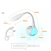 Solight LED stolná lampička stmievateľná, 6W, 256 farieb, atmosférické podsvietenia Náhľad