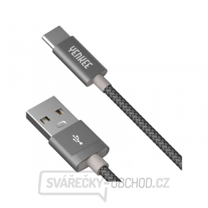 Kábel YENKEE YCU 302 GY USB A 2.0/USB C 2m sivý gallery main image