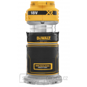 Aku ohraňovacia frézka 18V bez aku DeWALT DCW600N Náhľad