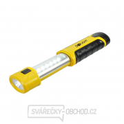 Solight pracovná LED lampa vysúvacia, 300+80lm, nabíjacia, Li-Ion, čiernožltá Náhľad