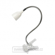 Solight LED stolná lampička, 2.5W, 3000K, clip, biela farba Náhľad