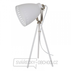 Solight stolná lampa Torino, trojnožka, 52cm, E27, biela gallery main image