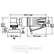 Pneumatická mini brúska / leštička HAZET 9033M-9 Náhľad