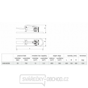 Hydraulické nožné čerpadlo HHB-800B Náhľad