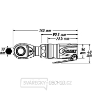 Pneumatická mini račňa HAZET 9023M-1 Náhľad