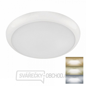 Solight LED vonkajšie stropné osvetlenie so senzorom a nastaviteľnou CCT, 20W, 1800lm, 33cm, biela farba gallery main image