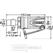 Pneumatická stopková mini brúska HAZET 9032M-1 Náhľad