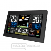 Meteostanica Solight, XL farebný LCD displej, teplota, vlhkosť, tlak, RCC, čierna Náhľad