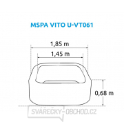 Bazén vírivý MSPA Vito U-VT061 Náhľad