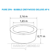 Bazén vírivý nafukovací Pure Spa - Bubble Greywood Deluxe 6 - Intex 28442 Náhľad