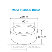 Bazén vírivý MSPA Rimba U-RB061 Náhľad