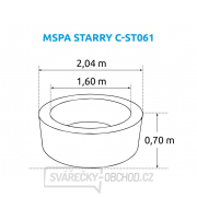 Bazén vírivý MSPA Starry C-ST061 Náhľad