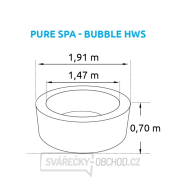 Bazén vírivý nafukovací Pure Spa - Bubble HWS - Intex 28404EX/28426EX Náhľad