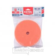 Kotúč leštiaci penový, orbitálny, T40, oranžový, ⌀180x25mm, suchý zips ⌀152mm Náhľad