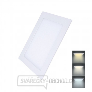 Solight LED mini panel CCT, podhľad, 18W, 1530lm, 3000K, 4000K, 6000K, štvorcový gallery main image