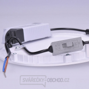 Solight LED mini panel CCT, podhľad, 6W, 450lm, 3000K, 4000K, 6000K, štvorcový Náhľad