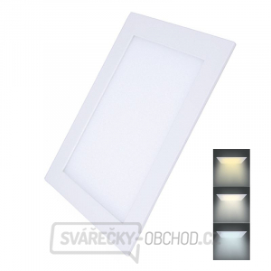 Solight LED mini panel CCT, podhľad, 24W, 1800lm, 3000K, 4000K, 6000K, štvorcový gallery main image