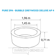 Bazén vírivý nafukovací Pure Spa - Bubble Greywood Deluxe 4 - Intex 28440 Náhľad