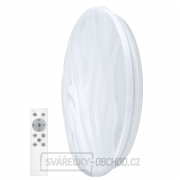 Solight LED inteligentné stropné svetlo Wave, 30W, 2300lm, wifi, RGB + CCT, diaľkové ovládanie Náhľad