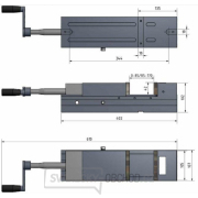 Hydraulický strojný zverák HCV 105 Náhľad