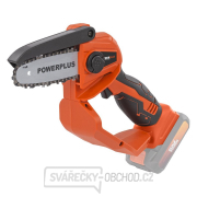 POWERPLUS POWDPG7572 - AKU jednoruční řetězová pila 20V LI-ION 100mm (bez AKU) Náhled