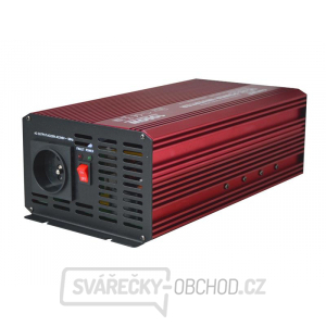 Měnič napětí CARSPA P1000 12V/230V 1000W čistá sinusovka USB gallery main image