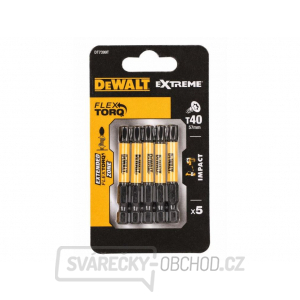 DEWALT SADA BITOV 5 ks 57MM TORX 40 EXTREME Torsion DT7399T gallery main image