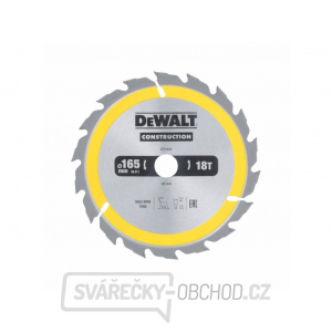 Dewalt Pílový Demolačné kotúč 165x20mm 18 zubov ATB 20° 2,4mm šírka rezu gallery main image