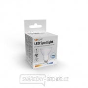 Solight LED žiarovka, bodová, 5W, GU10, 6000K, 425lm, biela Náhľad